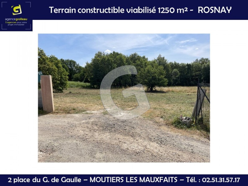 immobilier Terrain à vendre Rosnay 85 555 euros