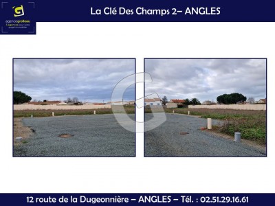 TERRAIN CONSTRUCTIBLE VIABILISE 517 M2 ANGLES