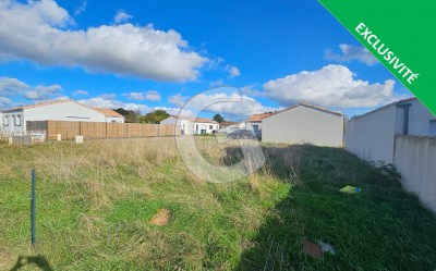 TERRAIN A BATIR- 408M²- À VENDRE- ANGLES