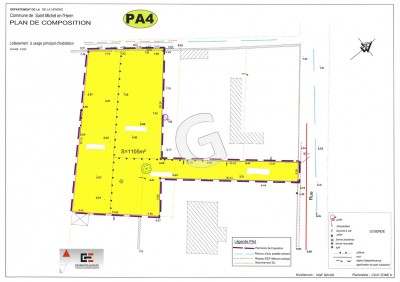 TERRAIN CONSTRUCTIBLE - CENTRE VILLE - SAINT MICHEL EN L'HERM