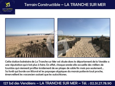 Terrain à vendre La Tranche-sur-Mer immobilier vendée