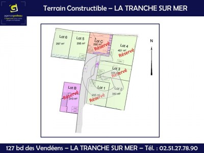 Terrain à vendre La Tranche-sur-Mer immobilier vendée