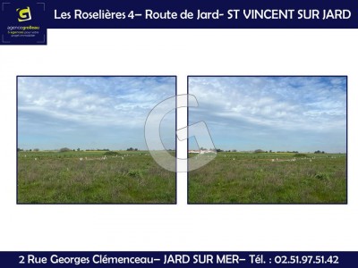 Terrain à vendre Saint-Vincent-sur-Jard immobilier vendée