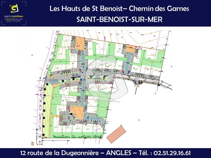 immobilier Terrain à vendre Saint-Benoist-sur-Mer 55 900 euros