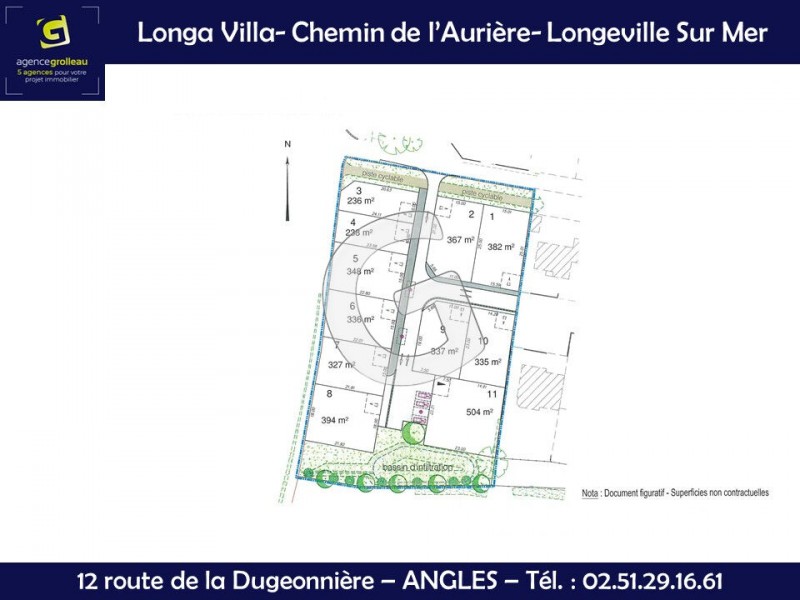 immobilier Terrain à vendre Longeville-sur-Mer 71 600 euros