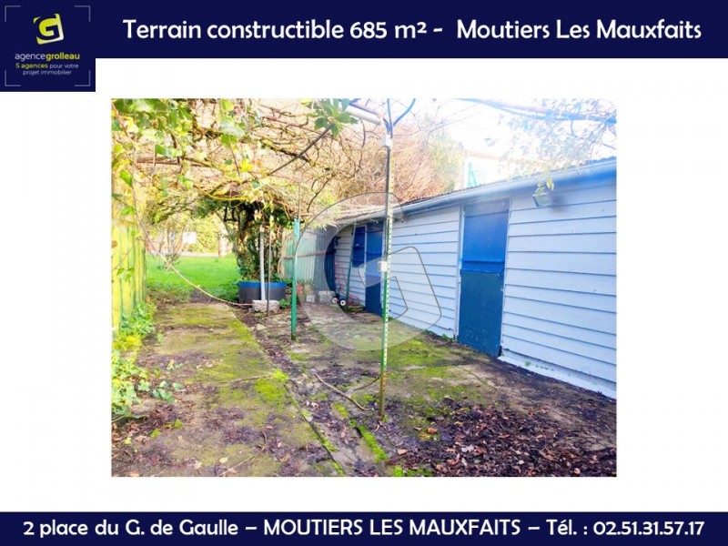 immobilier Terrain à vendre Moutiers-les-Mauxfaits 75 300 euros