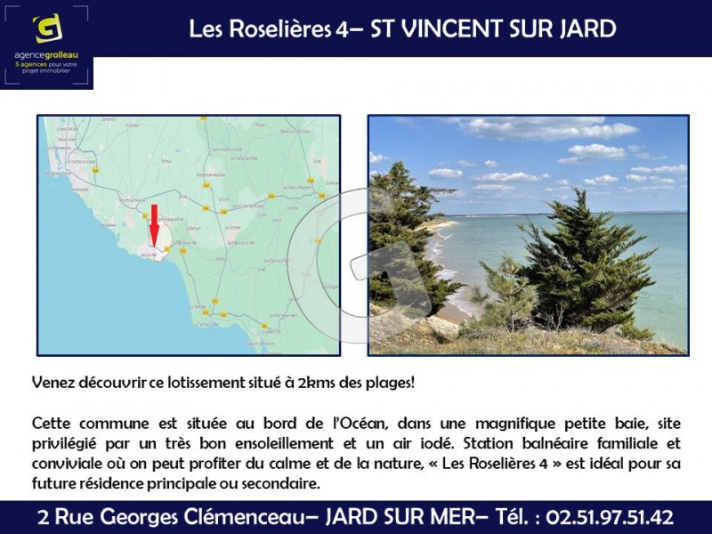 vente Terrain Saint-Vincent-sur-Jard 350 m²