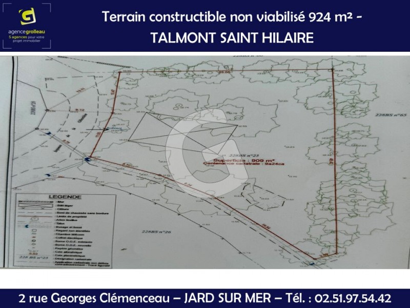immobilier Terrain à vendre Talmont-Saint-Hilaire 149 000 euros