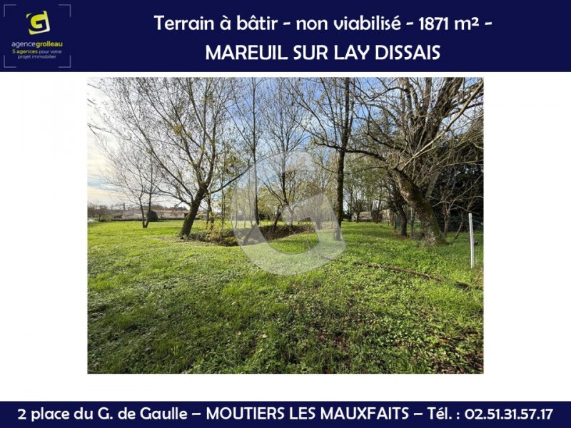 immobilier Terrain à vendre Mareuil-sur-Lay-Dissais 61 200 euros