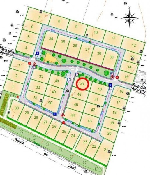 achat vente Terrain 339 m² vendée