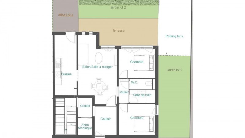 vente Appartement Saint-Gilles-Croix-de-Vie 57 m²