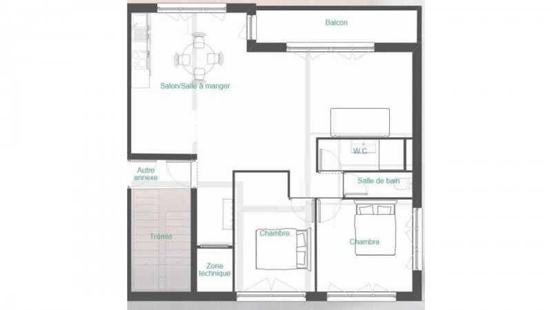 vente Appartement Saint-Gilles-Croix-de-Vie 60 m²