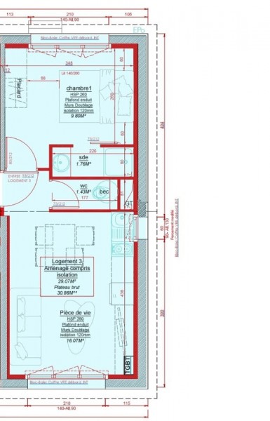 vente Appartement Saint-Gilles-Croix-de-Vie 30 m²