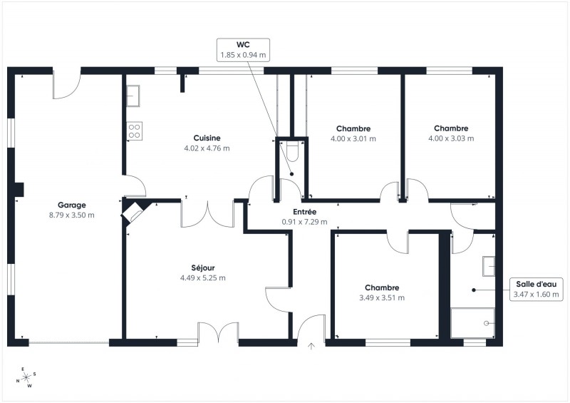 achat vente Maison 5 pièces 98 m² vendée