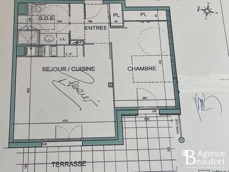 achat vente Appartement 2 pièces 45 m² vendée