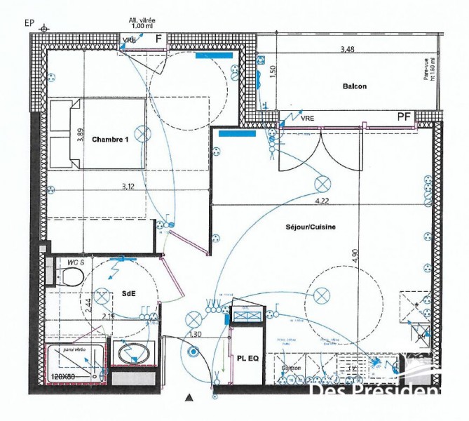 achat vente Appartement 2 pièces 40 m² vendée