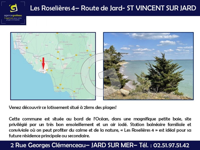 vente Terrain Saint-Vincent-sur-Jard 333 m²